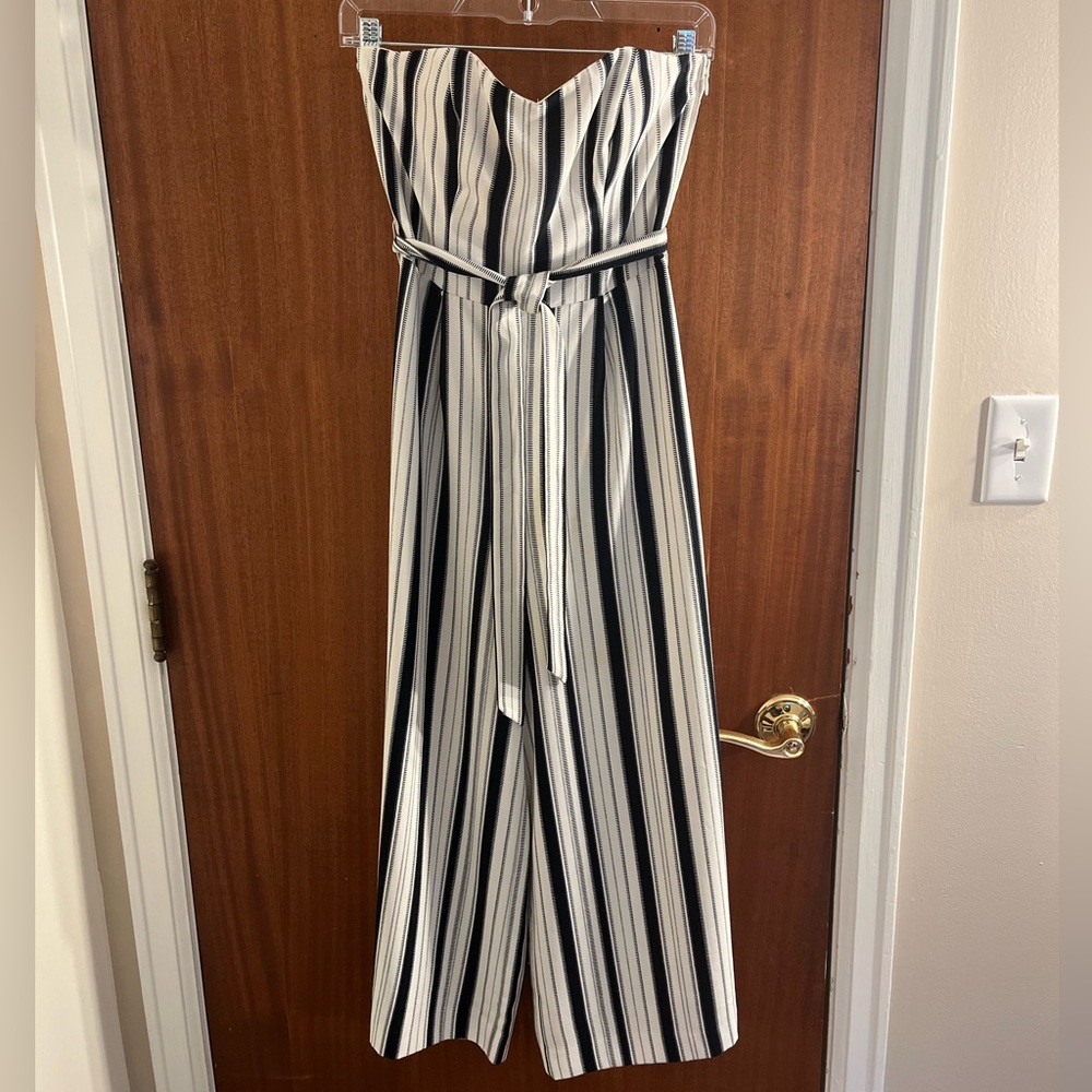 H&M Strapless Cropped Leg Jumpsuit